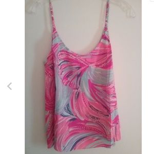 Lilly Pulitzer Graycee silk tank top